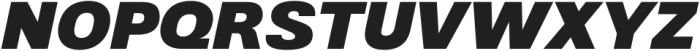 403 Grotesk Black Italic otf (900) Font UPPERCASE