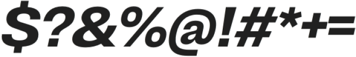 403 Grotesk Bold Italic otf (700) Font OTHER CHARS