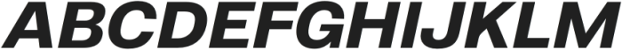 403 Grotesk Bold Italic otf (700) Font UPPERCASE