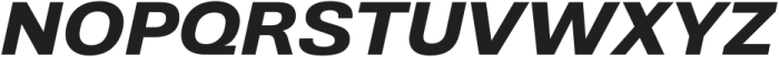 403 Grotesk Bold Italic otf (700) Font UPPERCASE