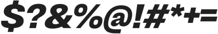 403 Grotesk ExBold Italic otf (700) Font OTHER CHARS