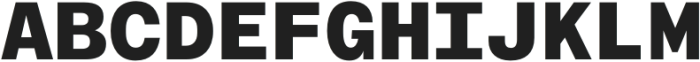 403 Mono ExBold otf (700) Font UPPERCASE