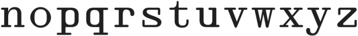 403 Nonfritz Regular otf (400) Font LOWERCASE