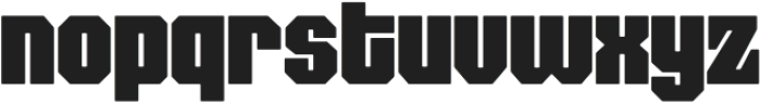 403 Quzie Expanded otf (400) Font LOWERCASE