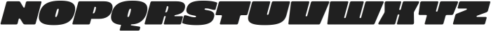 403 Zorn Gigawide Slant otf (400) Font UPPERCASE
