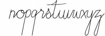 4 Unique Signature & handdrawn with monoline styles collection 1 Font LOWERCASE
