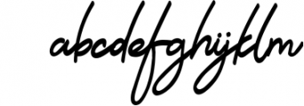 4 Unique Signature & handdrawn with monoline styles collection 2 Font LOWERCASE
