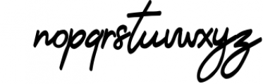 4 Unique Signature & handdrawn with monoline styles collection 2 Font LOWERCASE