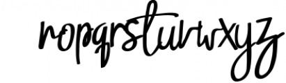 4 Unique Signature & handdrawn with monoline styles collection Font LOWERCASE