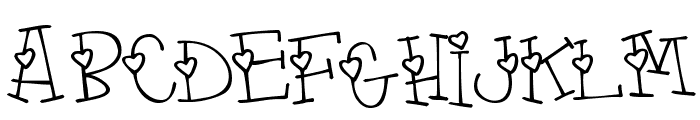 4 my lover Font UPPERCASE
