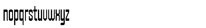 403 Creatus Compressed Font LOWERCASE