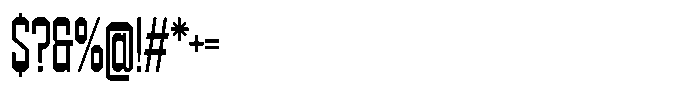 403 Creatus Condensed Font OTHER CHARS