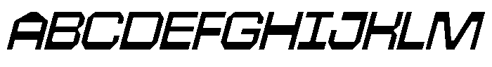 403 Creatus Expanded Slant Font UPPERCASE