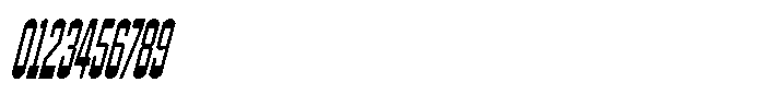 403 Creatus Extra Compressed Slant Font OTHER CHARS