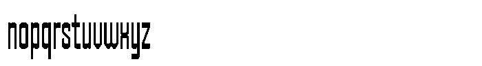 403 Creatus Extra Compressed Font LOWERCASE