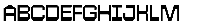 403 Creatus Extra Wide Font UPPERCASE