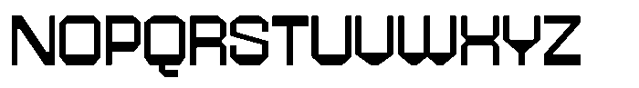 403 Creatus Extra Wide Font UPPERCASE