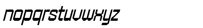 403 Creatus Slant Font LOWERCASE