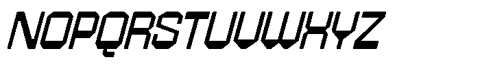 403 Creatus Wide Slant Font UPPERCASE