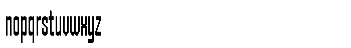 403 Creatus XX Compressed Font LOWERCASE