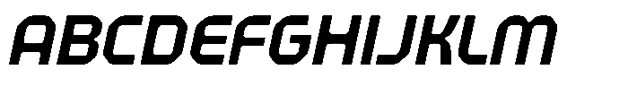 403 Edsonna Bold Slant Font UPPERCASE
