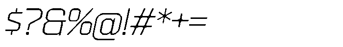 403 Edsonna Light Slant Font OTHER CHARS