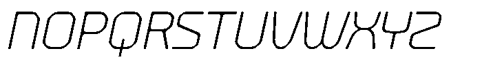403 Edsonna Light Slant Font UPPERCASE