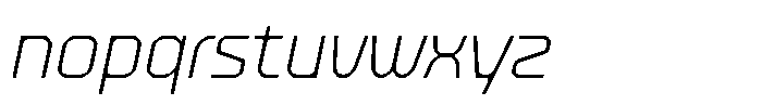 403 Edsonna Light Slant Font LOWERCASE