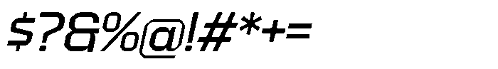 403 Edsonna Medium Slant Font OTHER CHARS