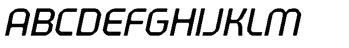 403 Edsonna Medium Slant Font UPPERCASE