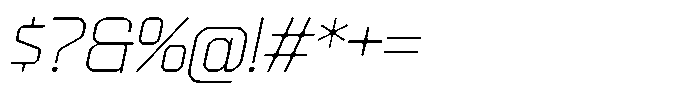 403 Edsonna Thin Slant Font OTHER CHARS