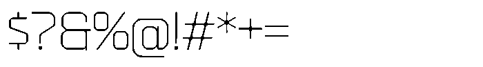 403 Edsonna Thin Font OTHER CHARS
