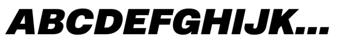 403 Grotesk Black Italic Font UPPERCASE