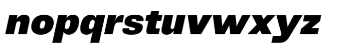 403 Grotesk Black Italic Font LOWERCASE