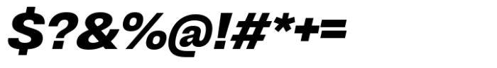 403 Grotesk Ex Bold Italic Font OTHER CHARS