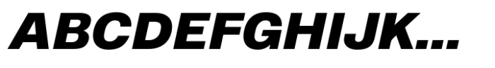403 Grotesk Ex Bold Italic Font UPPERCASE