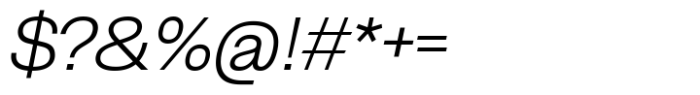403 Grotesk Light Italic Font OTHER CHARS
