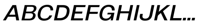 403 Grotesk Medium Italic Font UPPERCASE