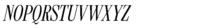 403 Mesapholic Italic Font UPPERCASE