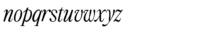 403 Mesapholic Italic Font LOWERCASE