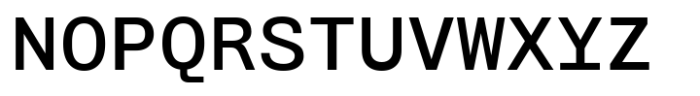403 Mono Medium Font UPPERCASE