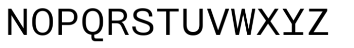 403 Mono Regular Font UPPERCASE