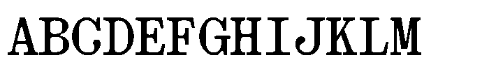 403 Obrinda Mono Black Font UPPERCASE