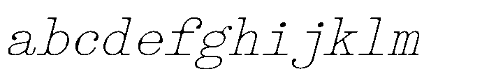 403 Obrinda Mono Light Slant FONT