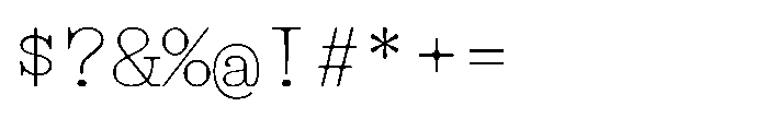 403 Obrinda Mono Light Font OTHER CHARS