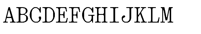 403 Obrinda Mono Medium Font UPPERCASE