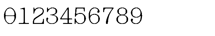403 Obrinda Mono Font OTHER CHARS