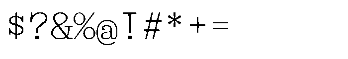 403 Obrinda Mono Font OTHER CHARS