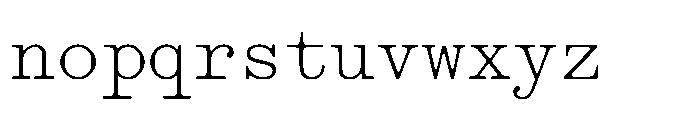 403 Obrinda Mono Font LOWERCASE