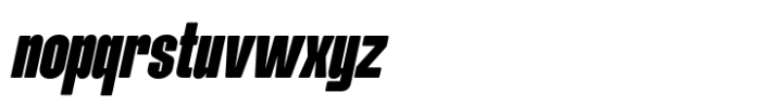 403 Rodman Slanted Font LOWERCASE